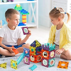 Light Magnetic Blocks - 75 pcs