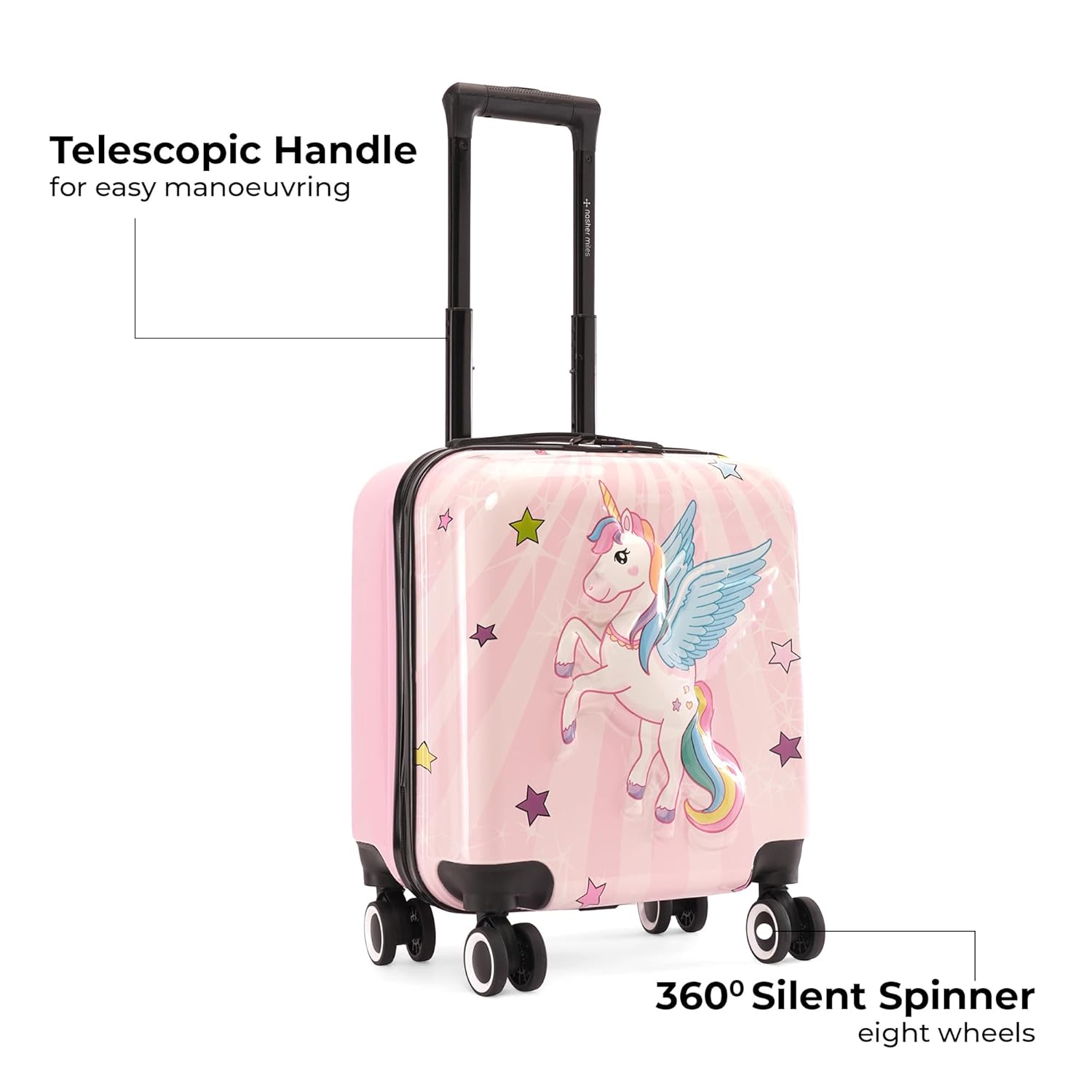 Hardshell Trolley Suitcase Bag - Ideal for Kids