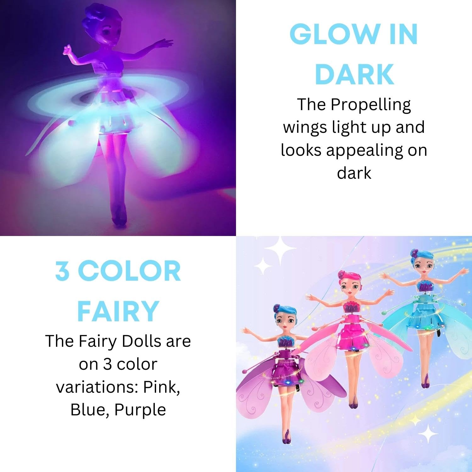 Sensor Control Magic Flying Fairy Doll