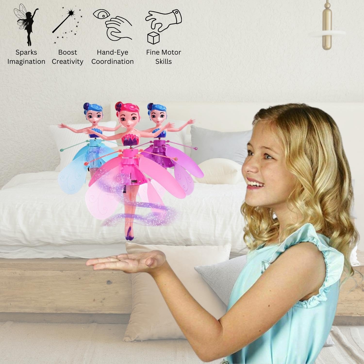 Sensor Control Magic Flying Fairy Doll