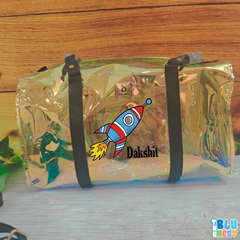 Personalized Holographic Duffle Bag