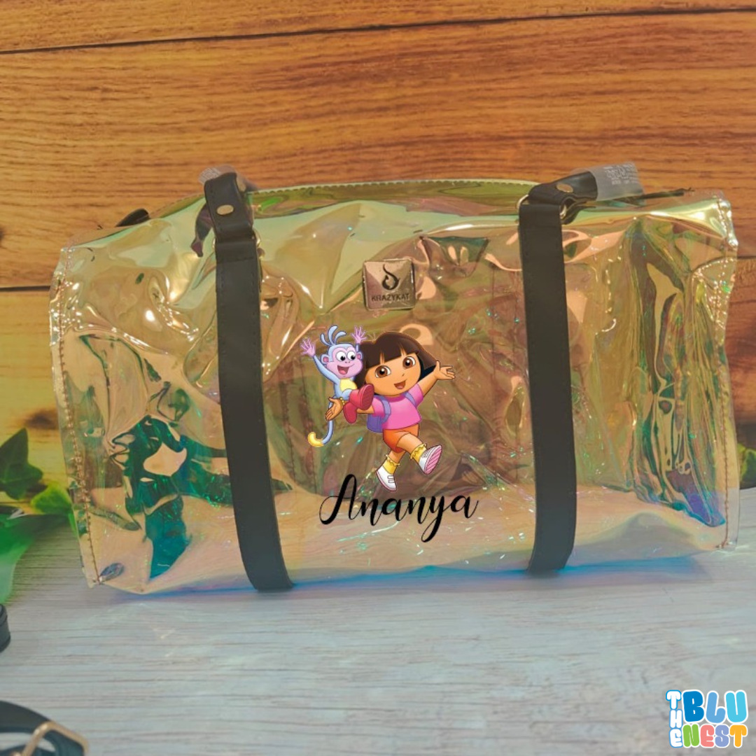 Personalized Holographic Duffle Bag