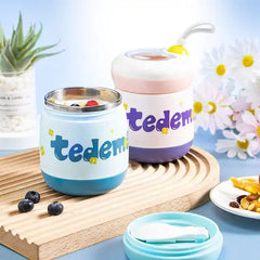 TEDEMEl Premium Quality Steel Soup Jar Cum Lunch Box