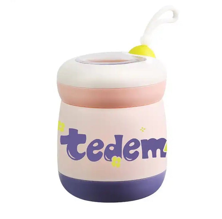 TEDEMEl Premium Quality Steel Soup Jar Cum Lunch Box