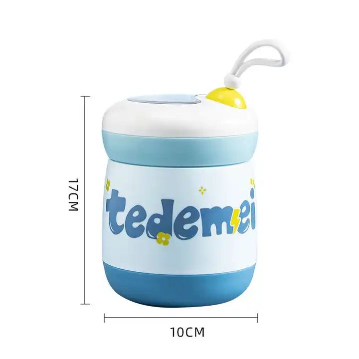 TEDEMEl Premium Quality Steel Soup Jar Cum Lunch Box