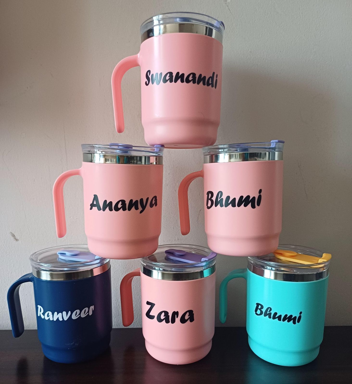 Stainless Steel Mugs with Lid