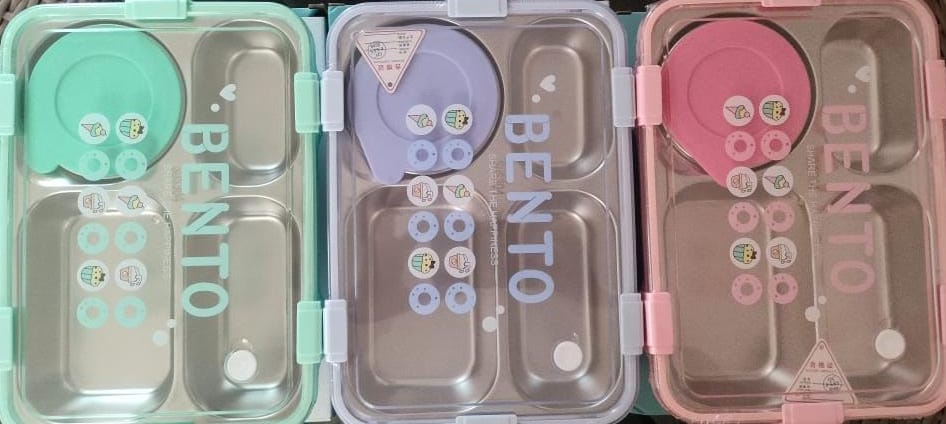 Stainless Steel Bento Leakproof Lunch Box - BPA Free