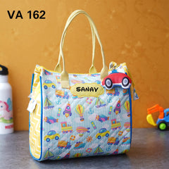 Personalized Tote Bags with Toy Keychain