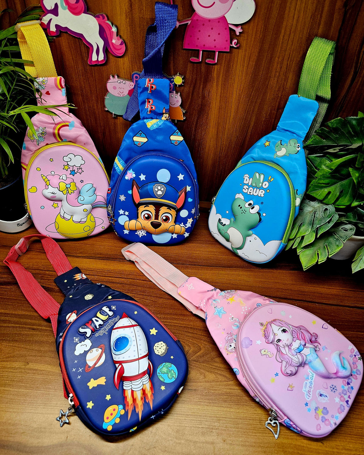 Supercute 3D Embossed Kids Crossbody/Chest Bags