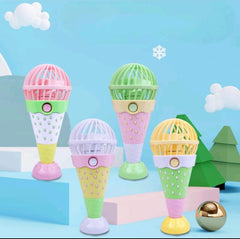 Ice Cream Hand Electric Fan with USB Charge