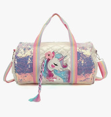 Super Luxurious Premium Quality Holographic Sequence Duffle Bags