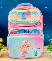 Mermaid School Bag for Girls