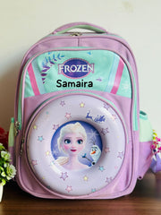 Frozen theme School Bags for girls