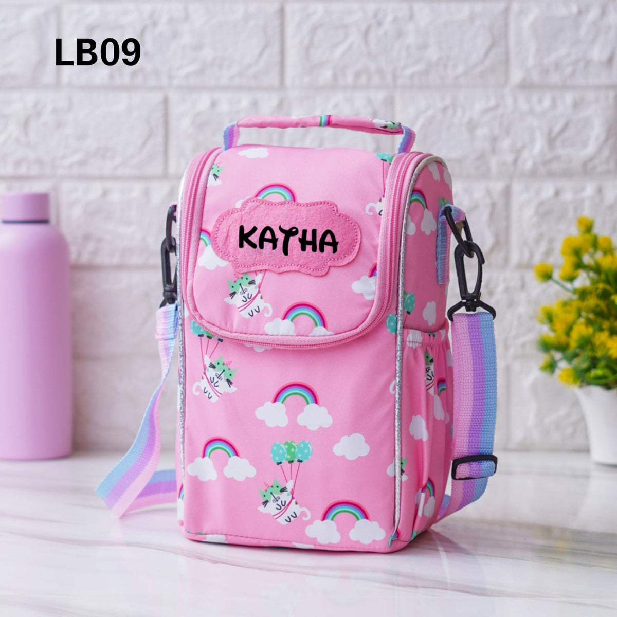 Personalised Insulated Lunch Bag for girls