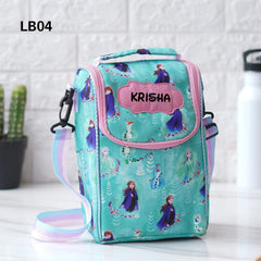 Personalised  frozen theme Insulated Lunch Bag for girls