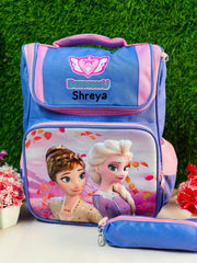 Personalised  backpacks for kids ( frozen theme )