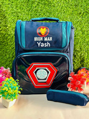 Personalised  backpacks for kids ( iron man theme )