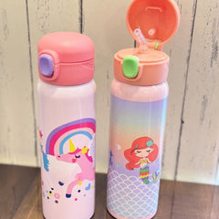 Steel sipper bottle for girls