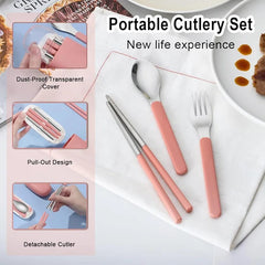 Kawaii cutlery set for kids