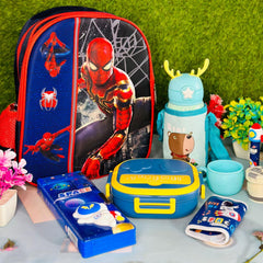 Customized Combo Set for Day 1 School Kids ( Spiderman )