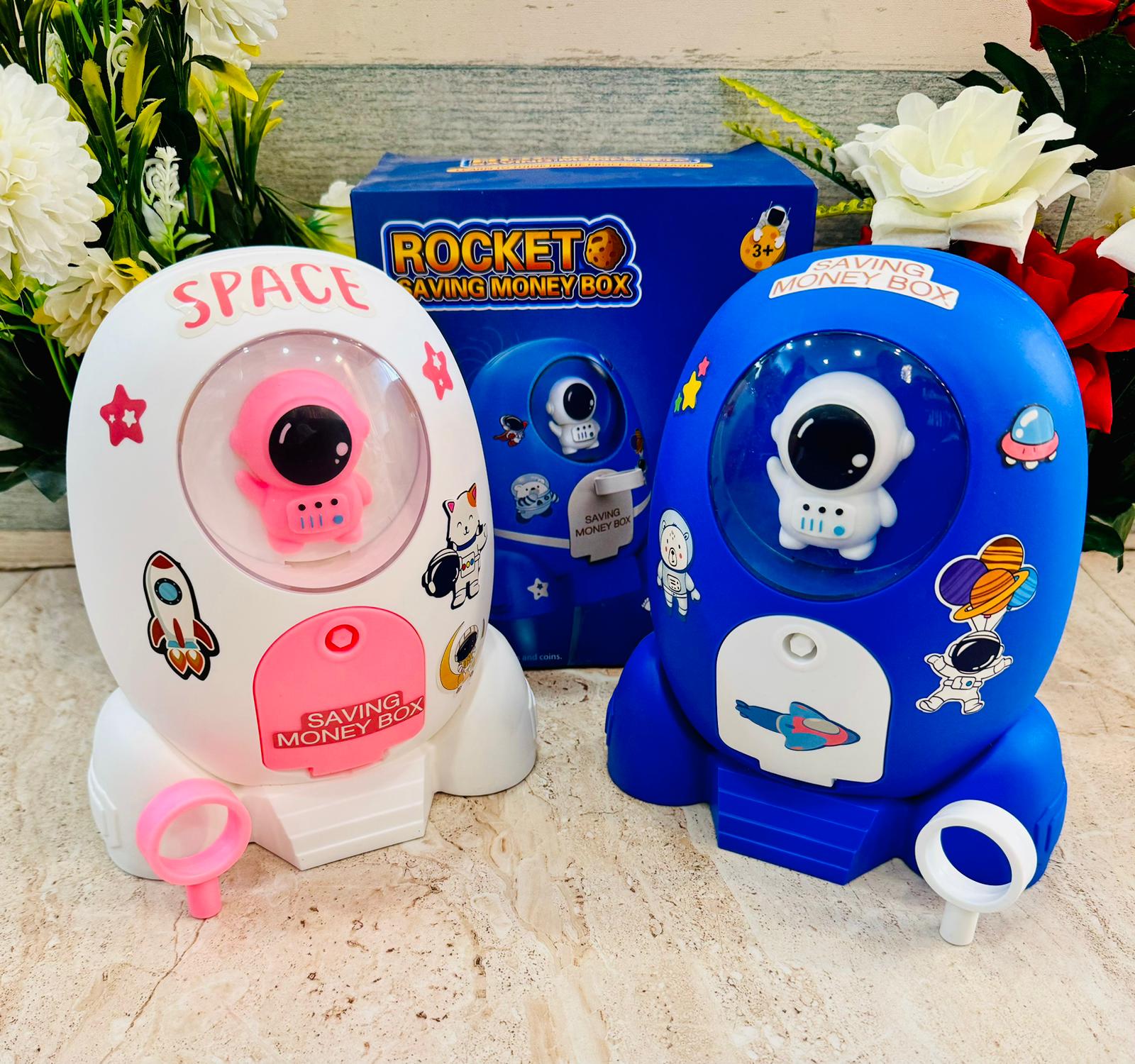 Rocket Shape Money Bank