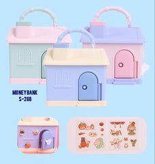 Hut space piggy banks for kids