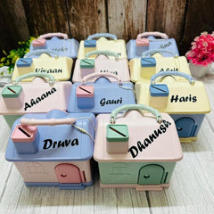 Hut space piggy banks for kids